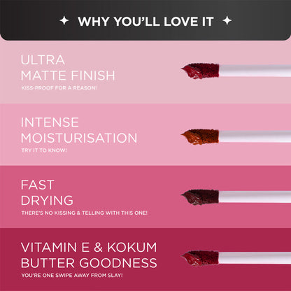 Bella Vita Organic Kiss-Proof Liquid Lipstick - Naughty Nude
