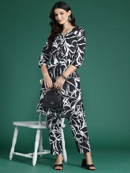 Dhiyona IE Printed Pure Cotton Co-Ords
