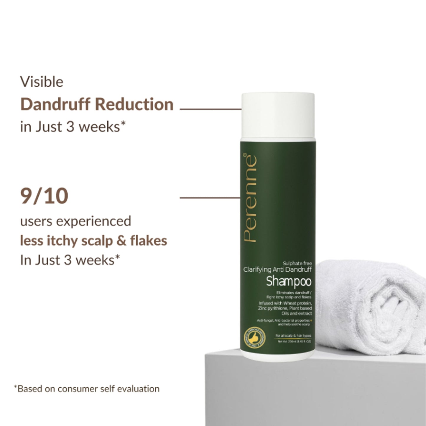 Perenne Sulphate Free Clarifying Anti Dandruff Shampoo