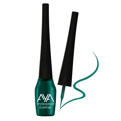 AYA Waterproof Eyeliner + Jet Black Kohl Kajal - 