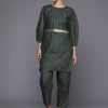 Dhiyona IE Women Printed Regular Kurta with Trousers