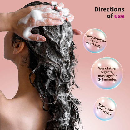 Anti-Hair Fall Shampoo with Neem, Shikakai & 25+ Botanicals to Strengthen Roots & Reduce Hair Fall