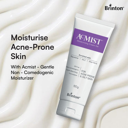 Brinton Acmist Moisturizing Cream Gel With Quick Absorbing Formulation
