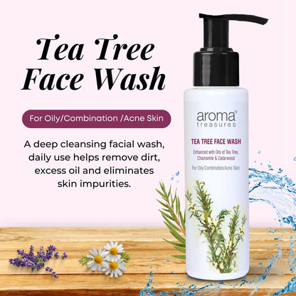 Aroma Treasures Tea Tree Face Wash