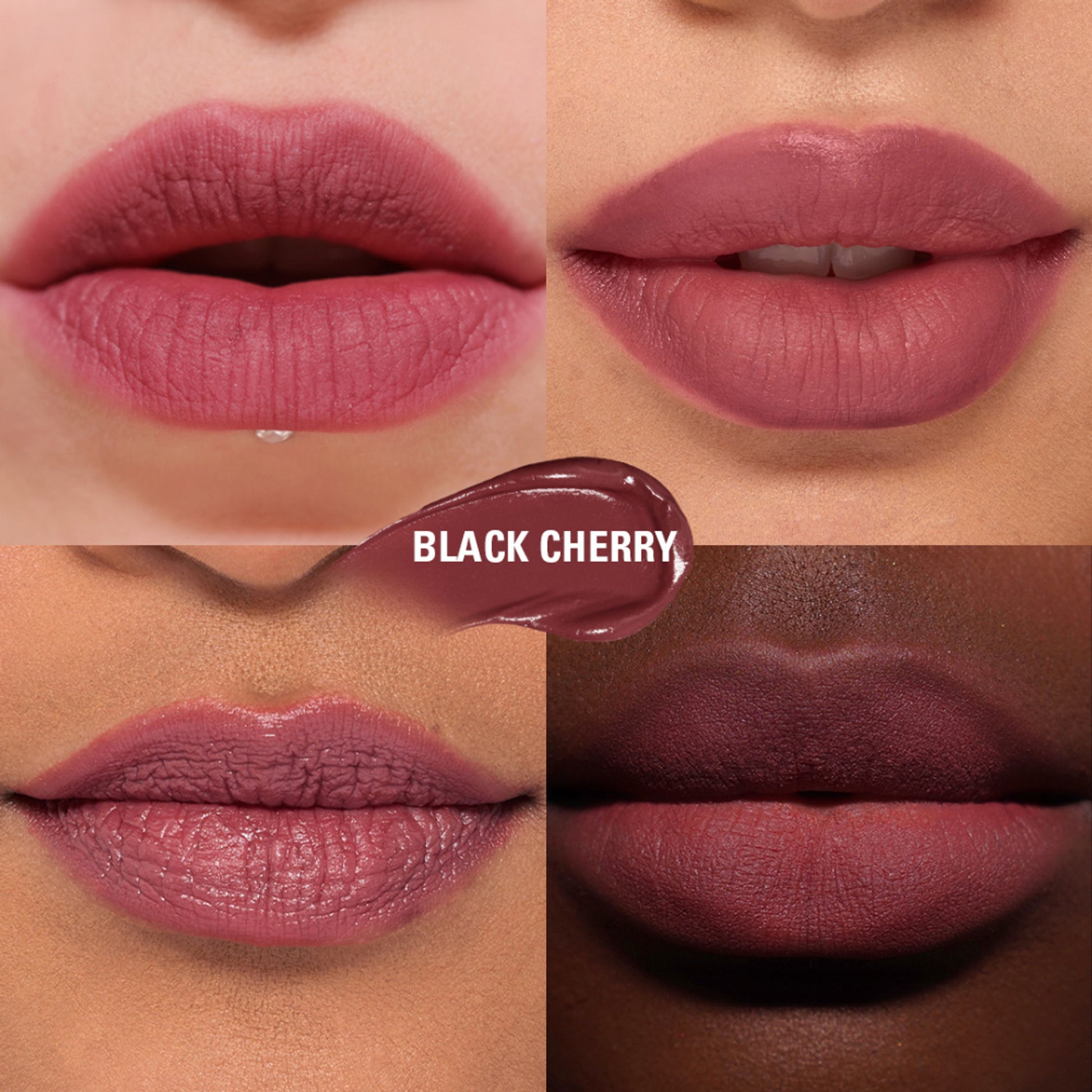 Makeup Revolution Air Blur Matte Liquid Lipstick - Black Cherry