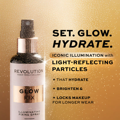 Makeup Revolution Glow fix Illuminating Fixing Spray