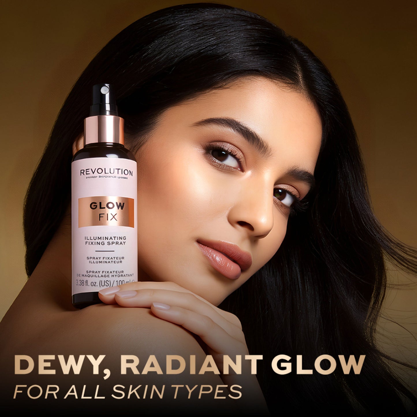 Makeup Revolution Glow fix Illuminating Fixing Spray