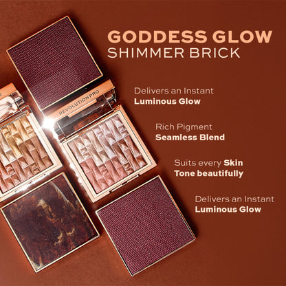 Revolution Pro Goddess Glow Shimmer Brick Deserted