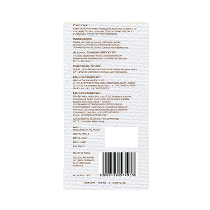 MCaffeine Fien Vanilla Muse Perfume For Women