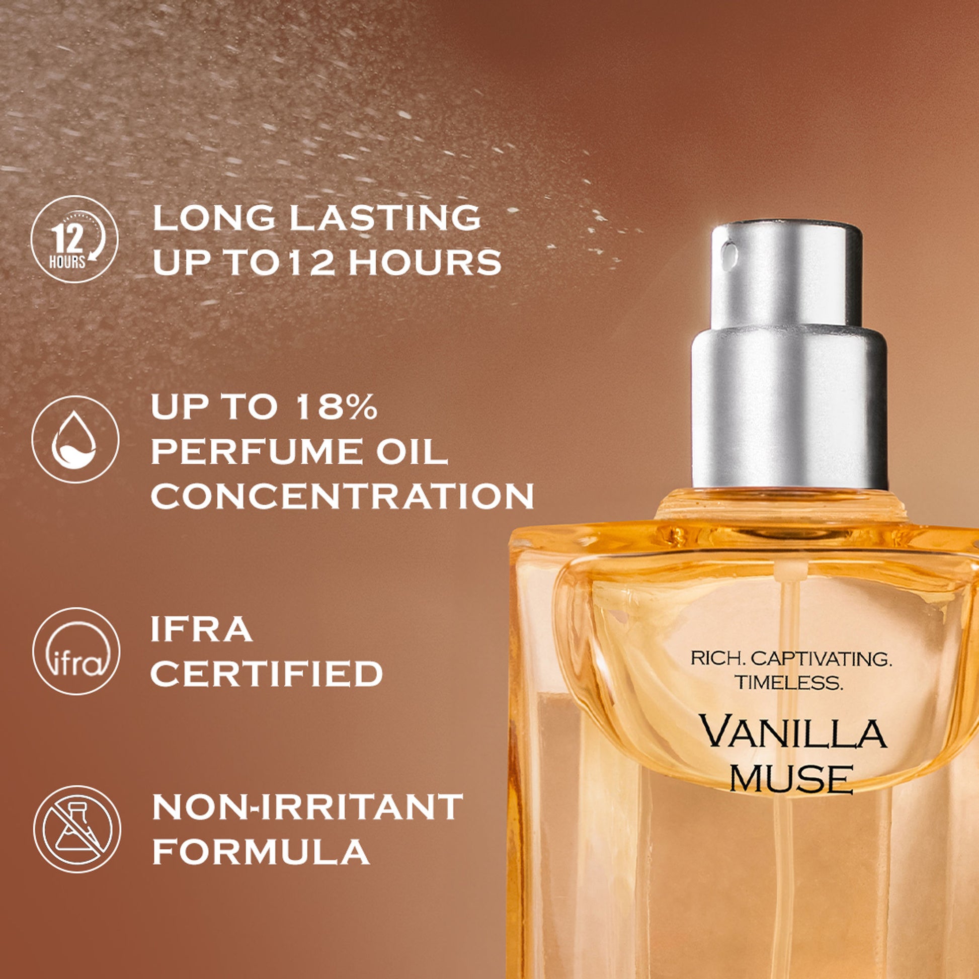 MCaffeine Fien Vanilla Muse Perfume For Women