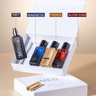 MCaffeine Fien Men Written By Women EDP Perfume Gift Set- Premium Rakhi Gift Box