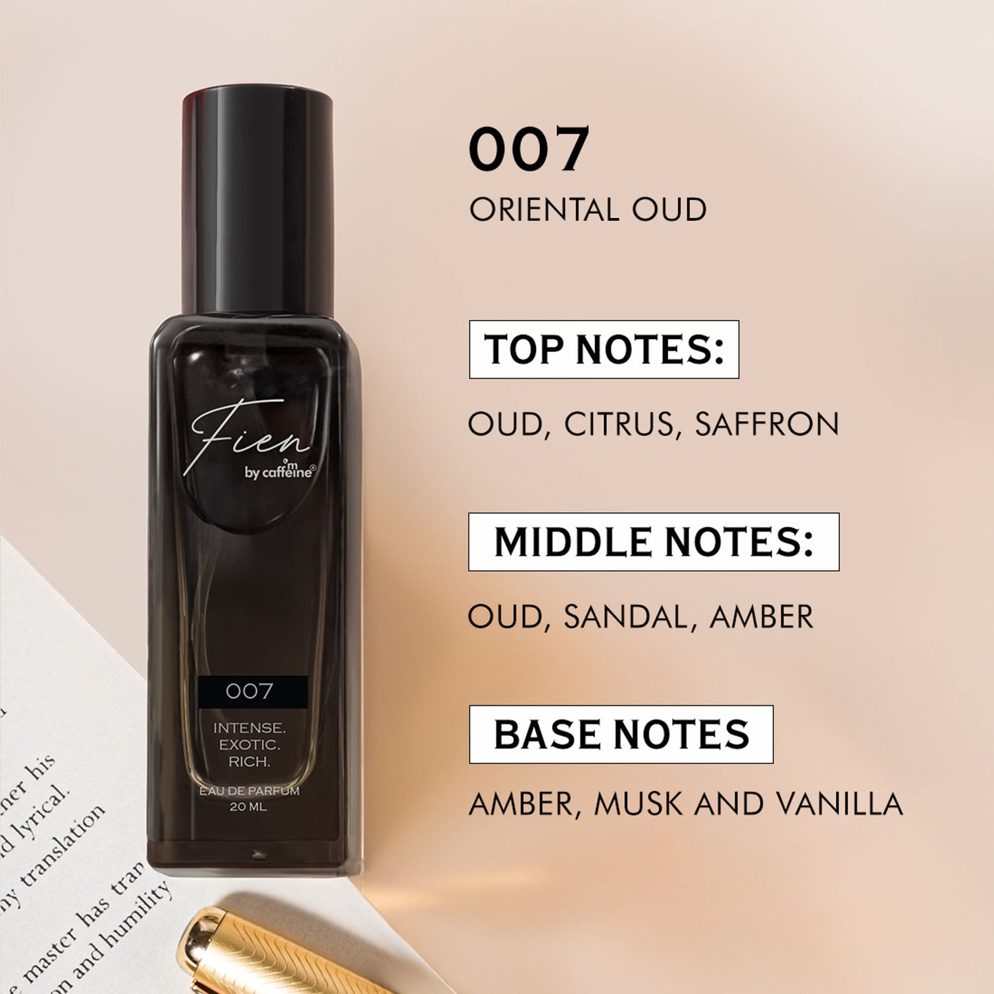 MCaffeine Fien Men Written By Women EDP Perfume Gift Set- Premium Rakhi Gift Box