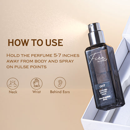 MCaffeine Fien Men Written By Women EDP Perfume Gift Set- Premium Rakhi Gift Box