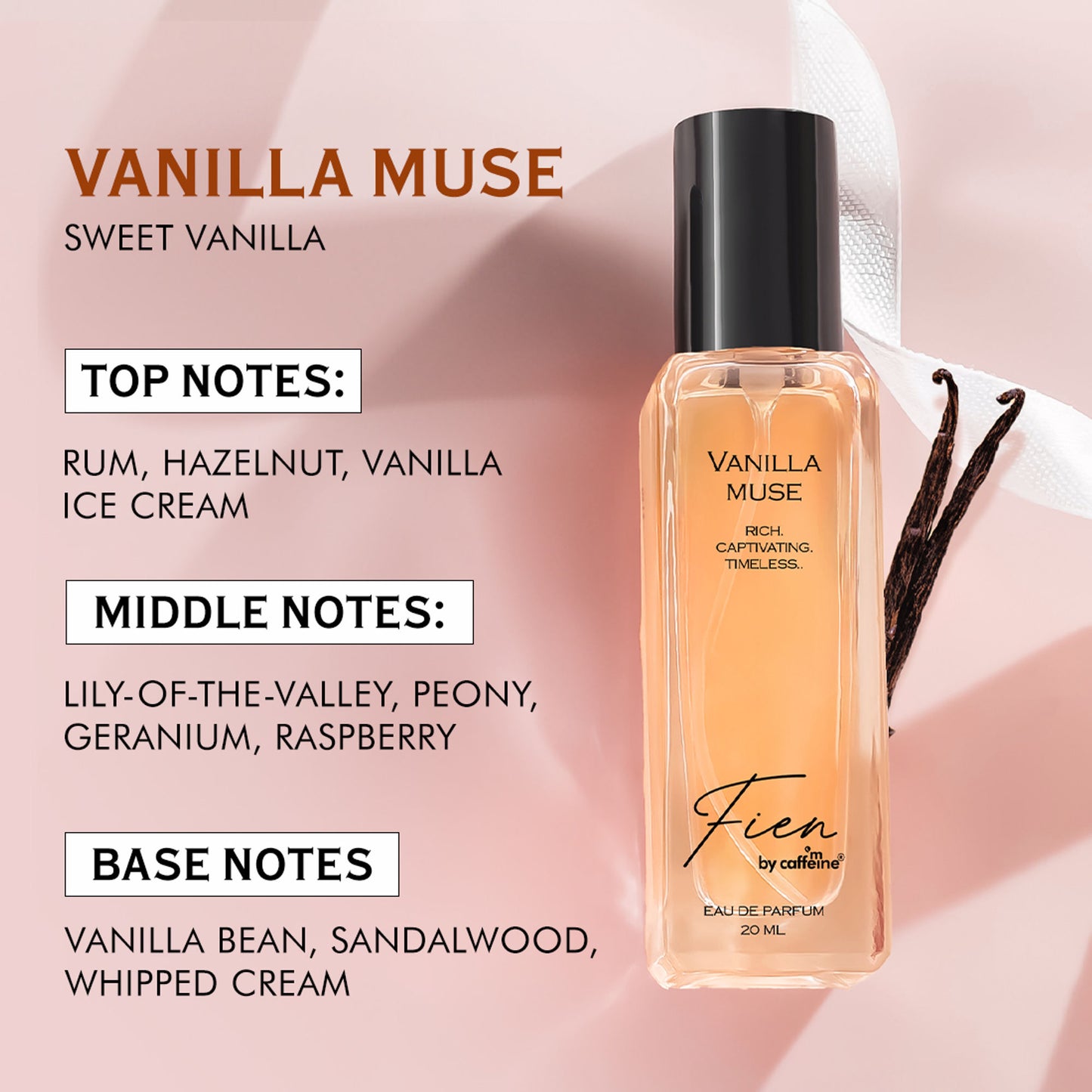 MCaffeine Fien Rush EDP Perfume Gift Set For Women- Premium Rakhi Gift Box