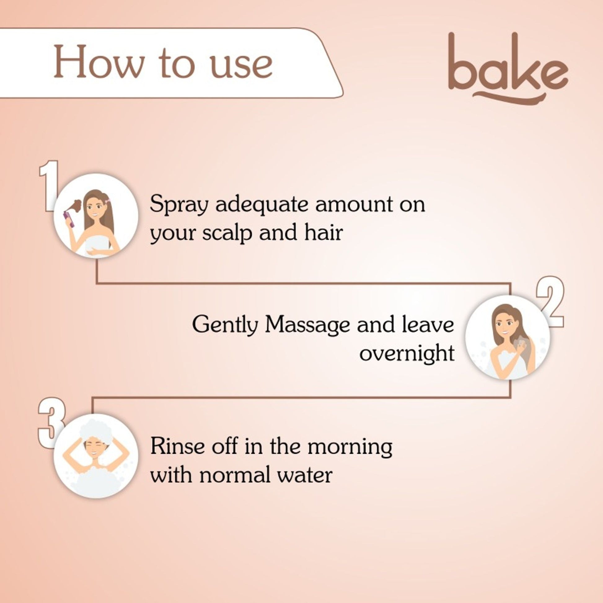 BAKE Rosemary + Rice Water Hair Growth Therapy For Hair Fall & Strengthen Hair Follicles