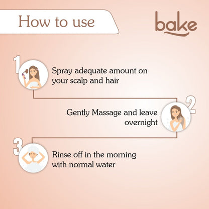 BAKE Rosemary + Rice Water Hair Growth Therapy For Hair Fall & Strengthen Hair Follicles