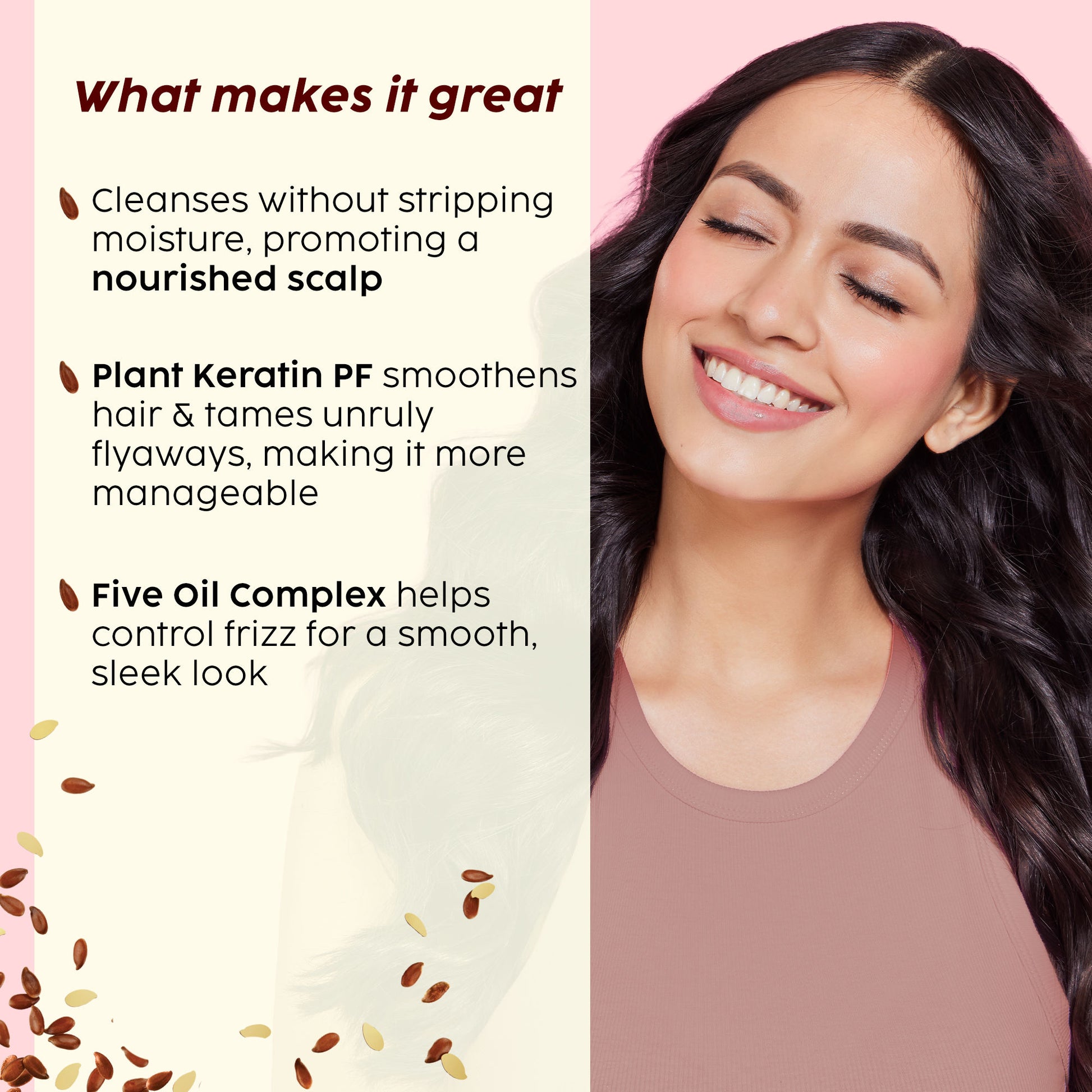 Plix The Plant Fix Flaxseed Ultrasmooth Advanced Shampoo