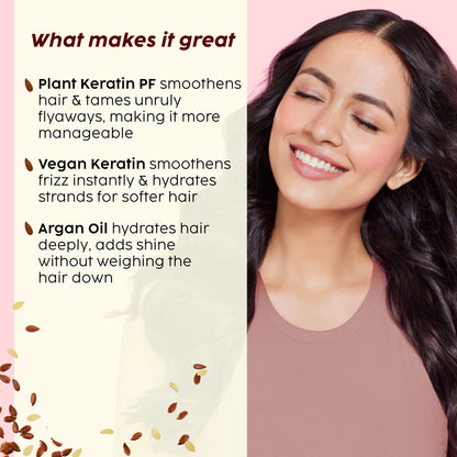 Plix The Plant Fix Flaxseed Keratin Smoothening Anti-Frizz Serum
