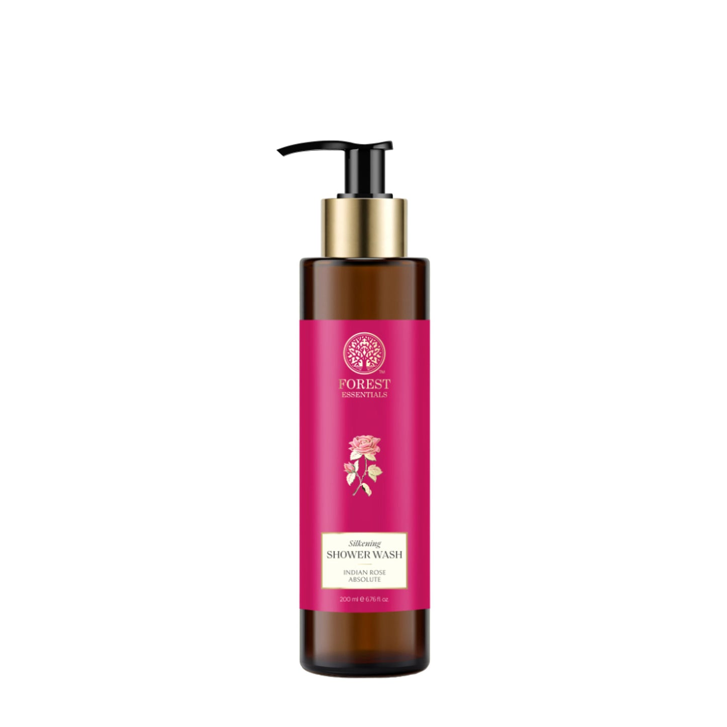 Forest Essentials Silkening Shower Wash - Indian Rose Absolute