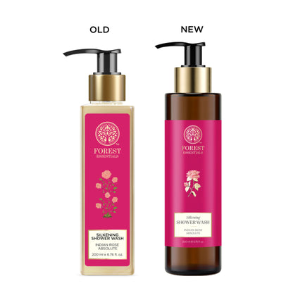 Forest Essentials Silkening Shower Wash - Indian Rose Absolute