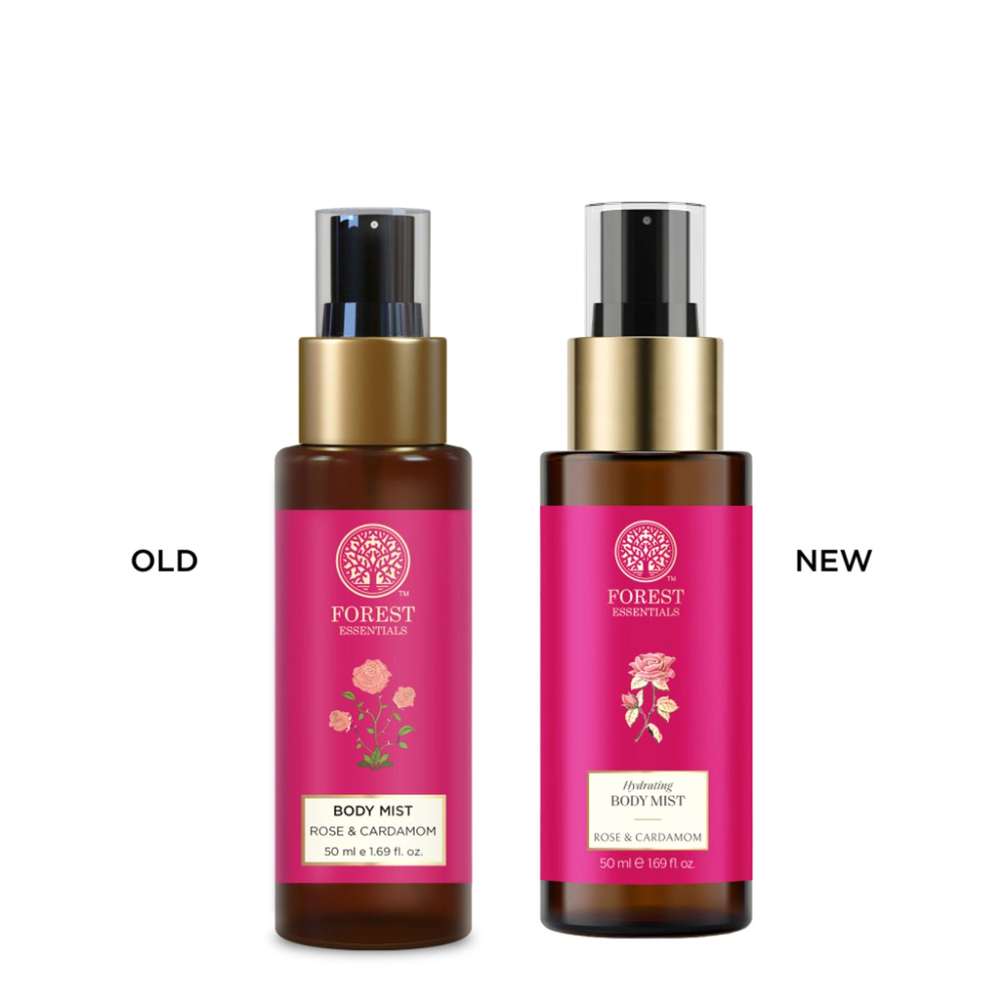 Forest Essentials Body Mist Rose & Cardamom (Body Spray)