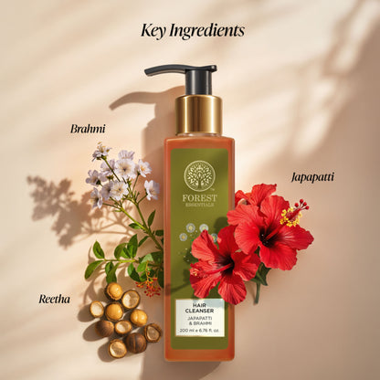 Forest Essentials Hair Cleanser - Japapatti & Brahmi
