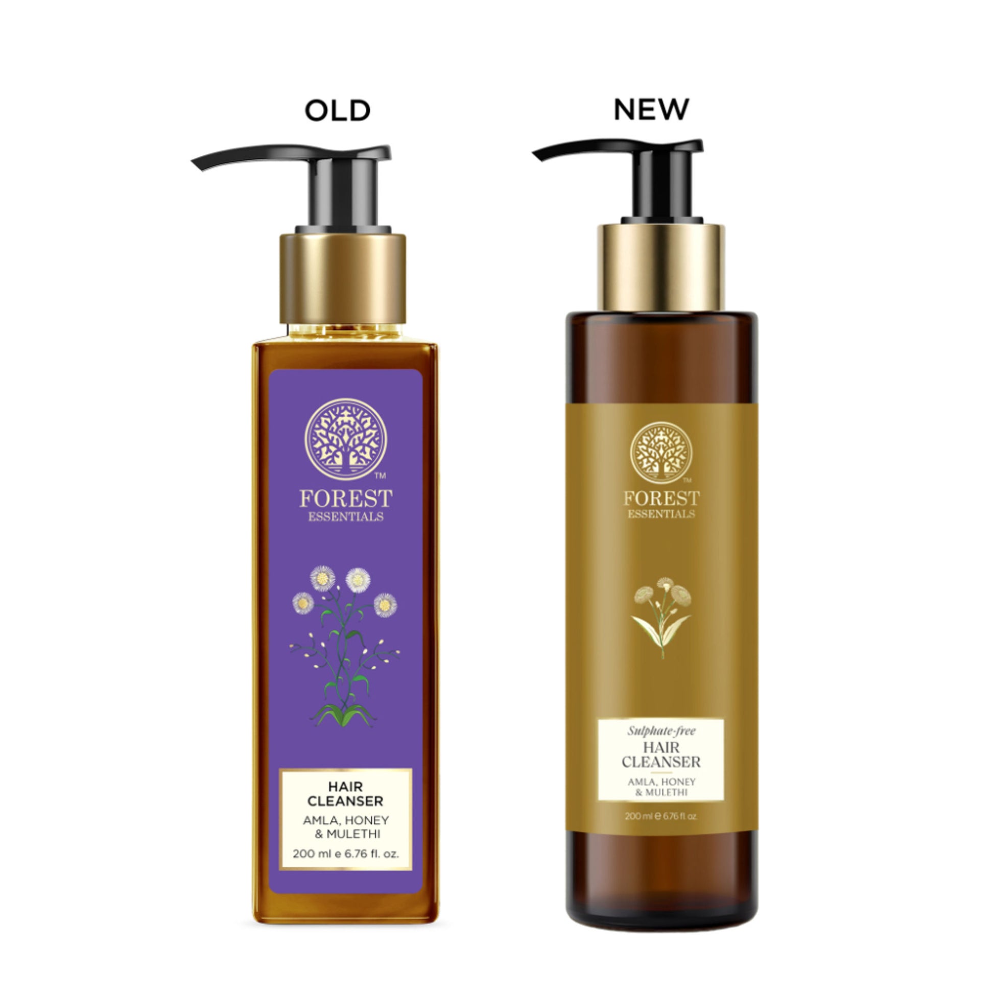 Forest Essentials Hair Cleanser - Amla, Honey & Mulethi