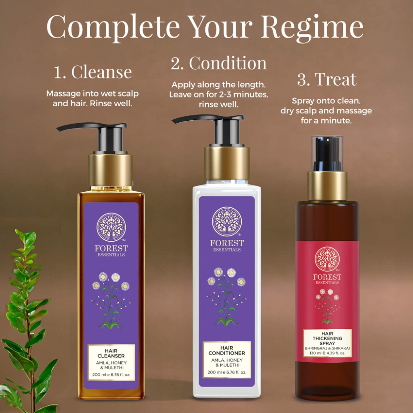 Forest Essentials Hair Cleanser - Amla, Honey & Mulethi