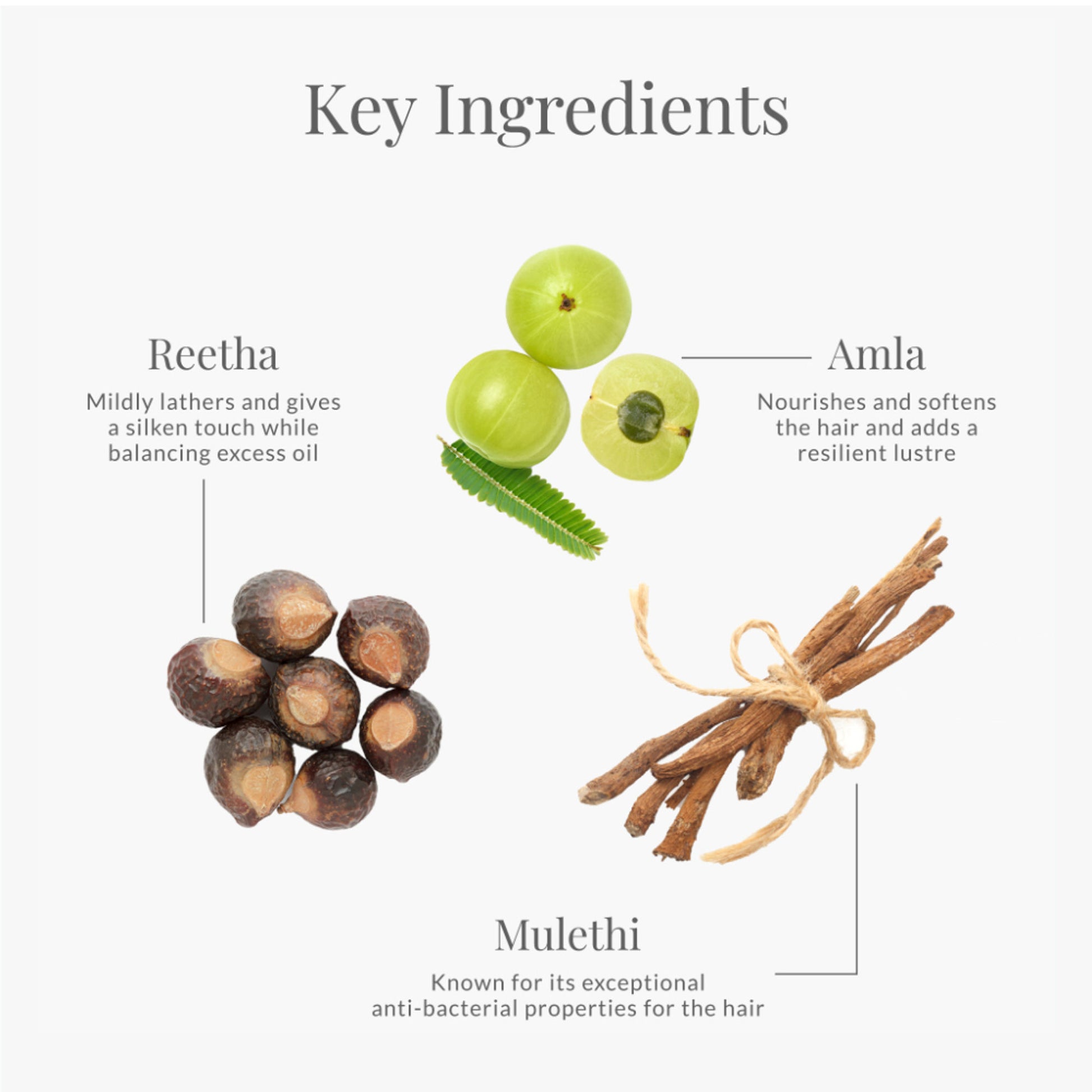 Forest Essentials Hair Cleanser - Amla, Honey & Mulethi