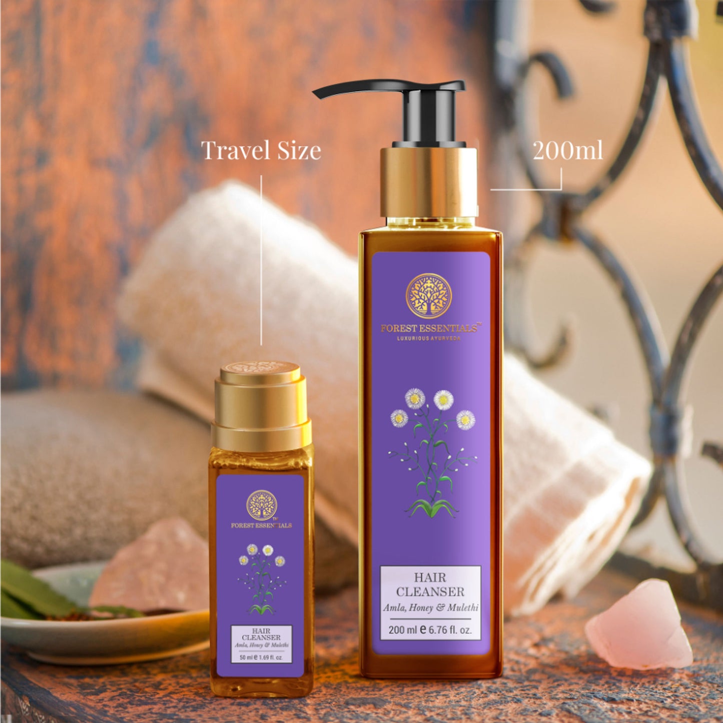 Forest Essentials Hair Cleanser - Amla, Honey & Mulethi