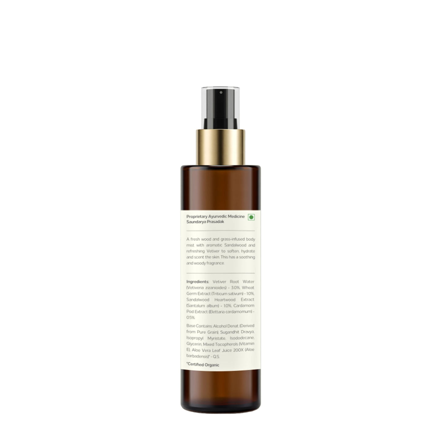 Forest Essentials Body Mist Mysore Sandalwood & Vetiver