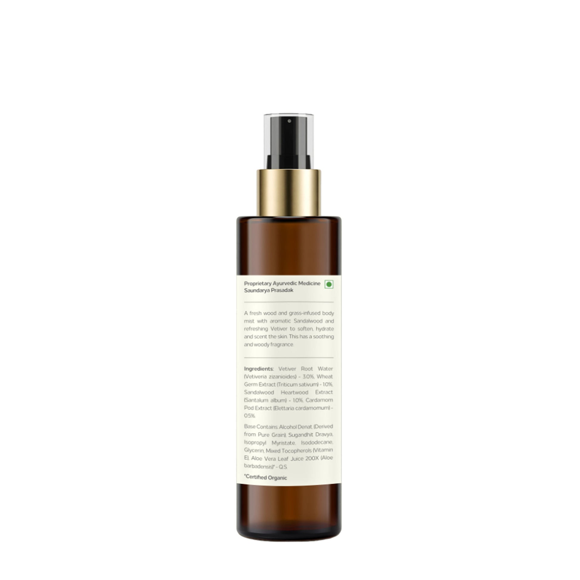 Forest Essentials Body Mist Mysore Sandalwood & Vetiver