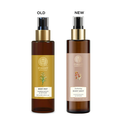 Forest Essentials Body Mist Mysore Sandalwood & Vetiver
