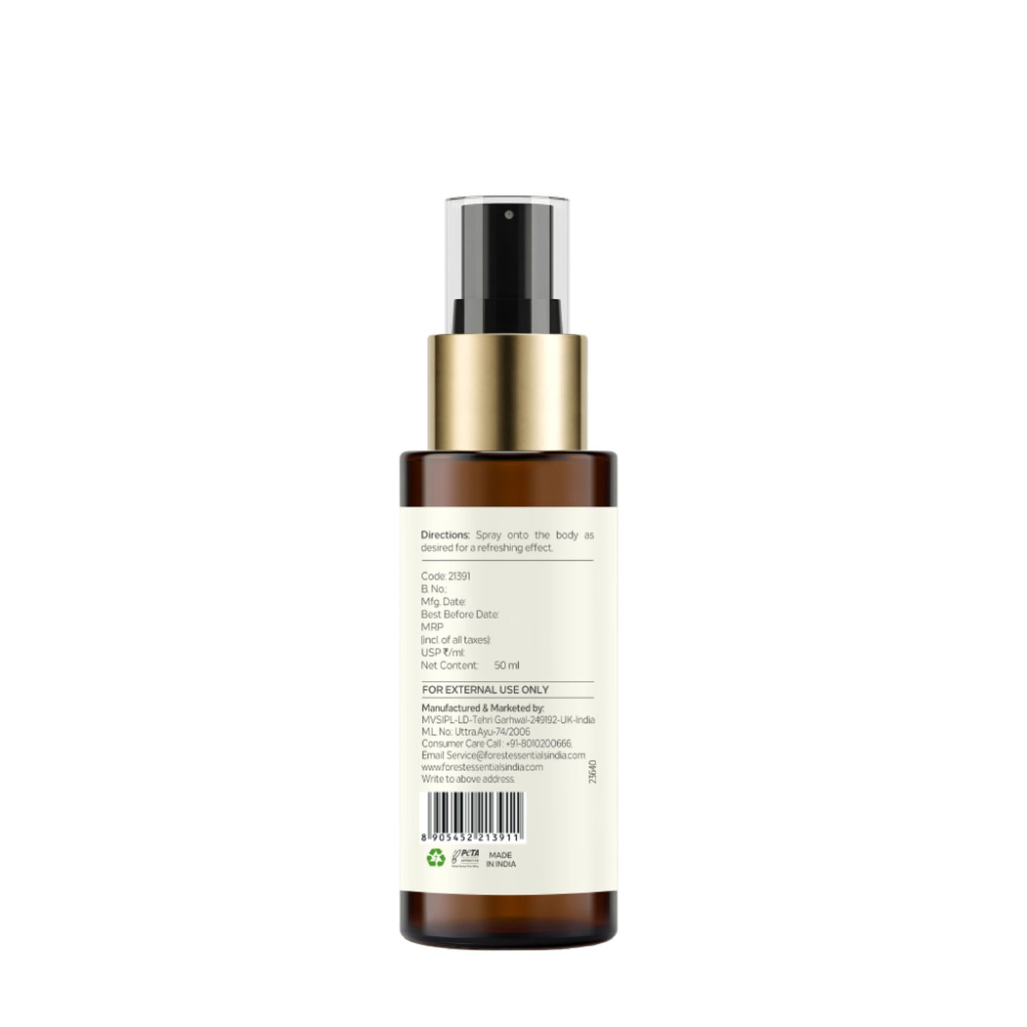 Forest Essentials Hydrating Unisex Body Mist Spray
