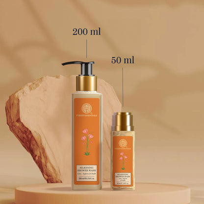 Forest Essentials Silkening Lime Saffron & Oudh Natural Shower Wash