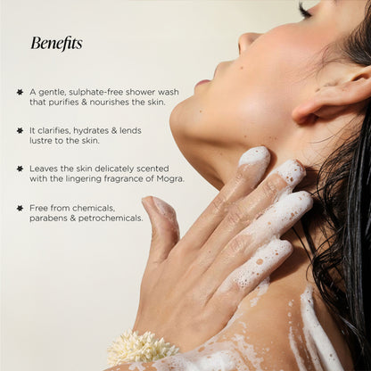 Forest Essentials Silkening Shower Wash Mogra