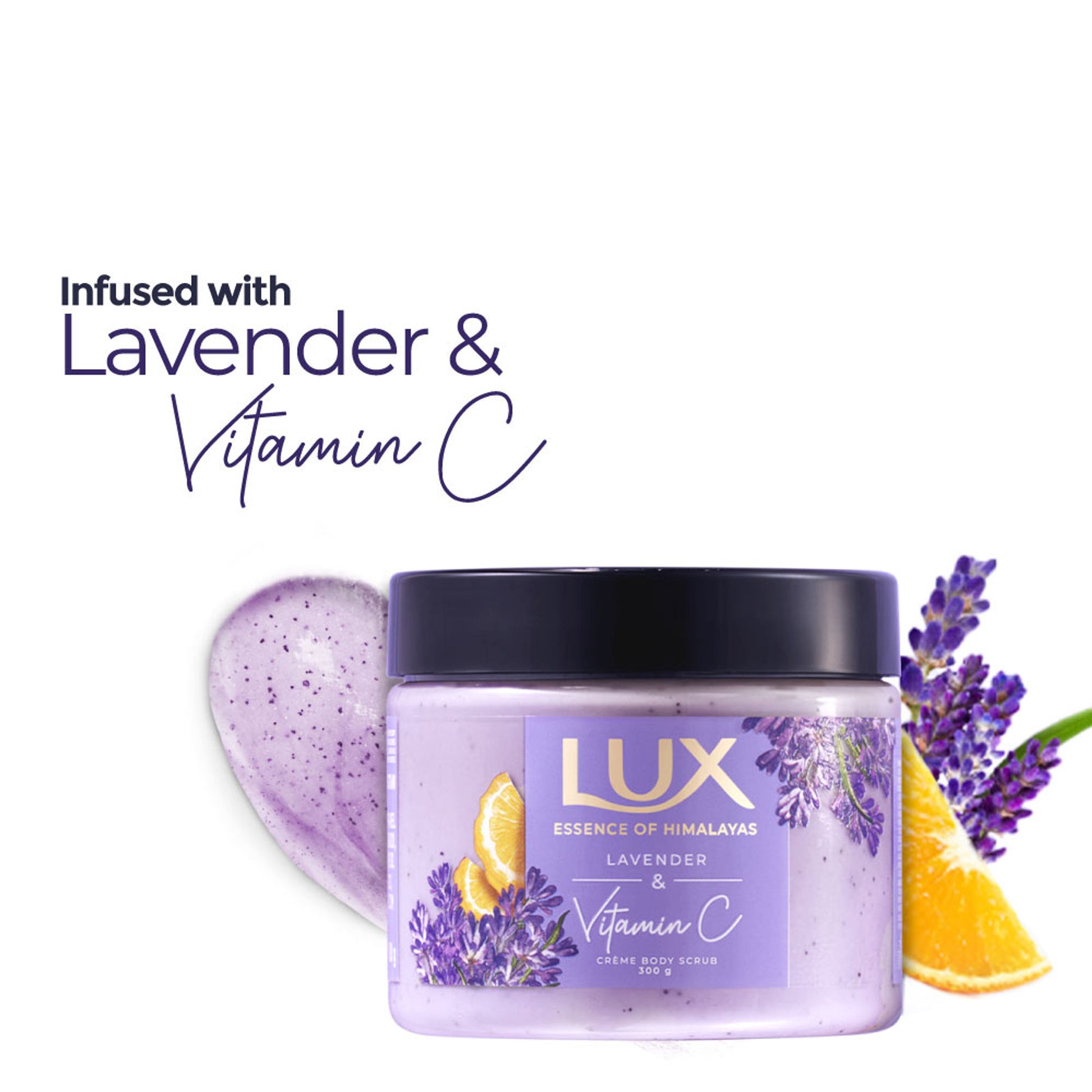 Lux Essence Of Himalayas Lavender & Vitamin C Body Scrub