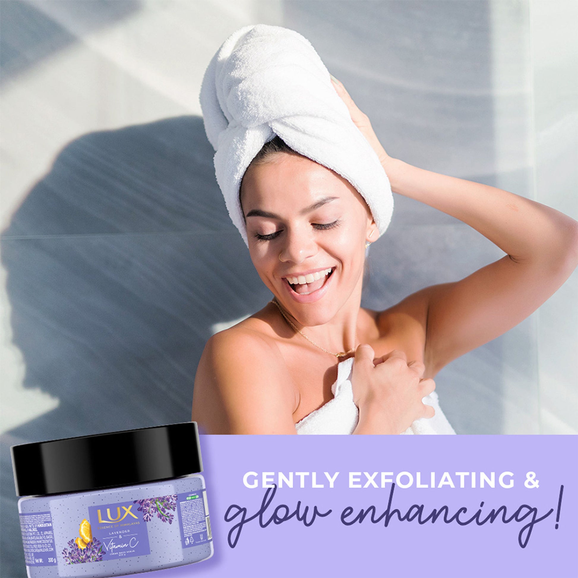 Lux Essence Of Himalayas Lavender & Vitamin C Body Scrub