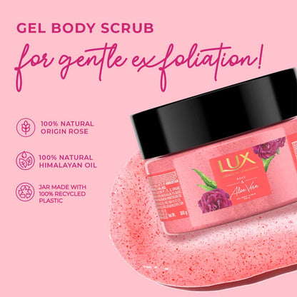 Lux Essence Of Himalayas Rose & Aloe Vera Body Scrub