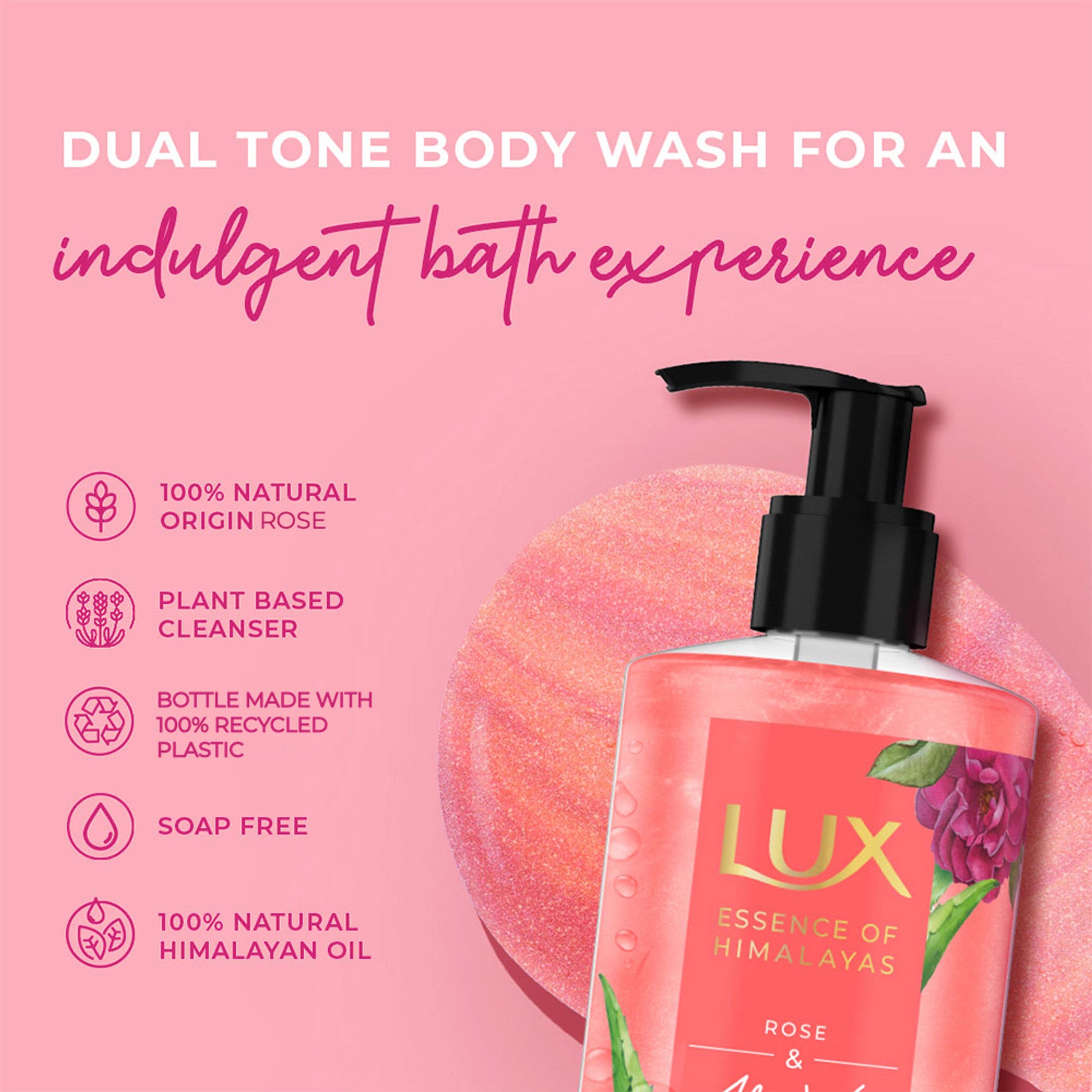 Lux Essence Of Himalayas Rose & Aloe Vera Body Scrub