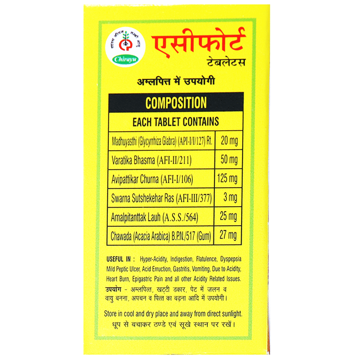 Chirayu Acifort Tablets