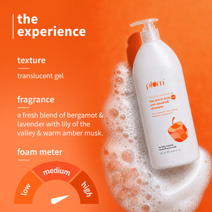Plum Volcanic Minerals & Salicylic Acid 0.5% Anti-Dandruff Shampoo