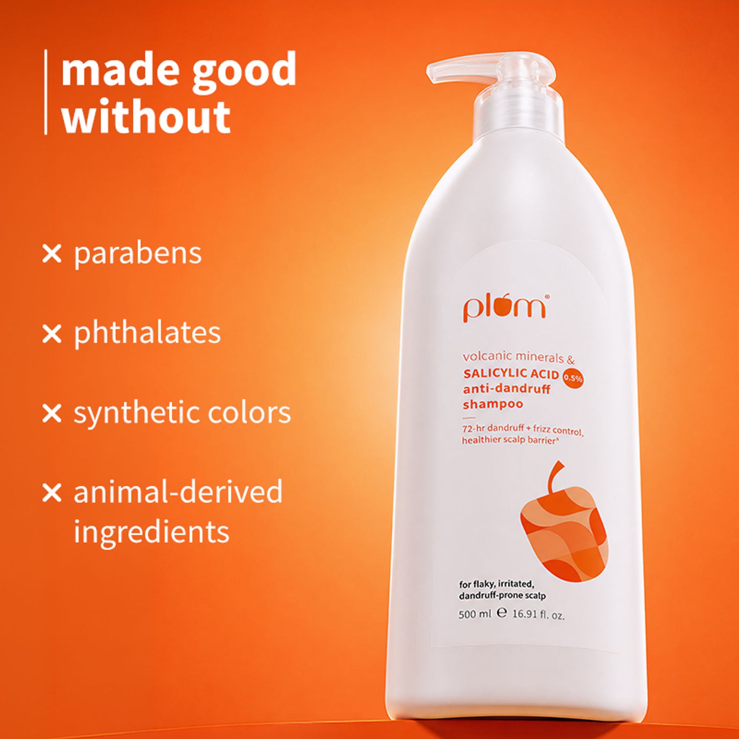 Plum Volcanic Minerals & Salicylic Acid 0.5% Anti-Dandruff Shampoo