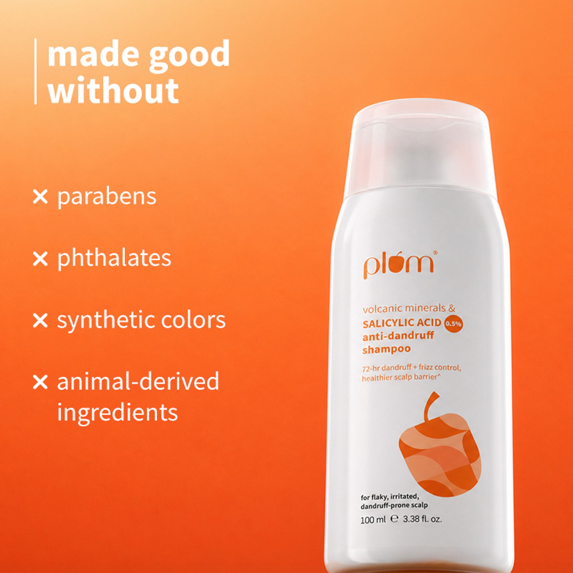 Plum Volcanic Minerals & Salicylic Acid 0.5% Anti-Dandruff Shampoo