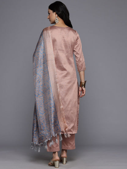 Dhiyona VA Women's Jacquard Gota Embellished Kurta Set
