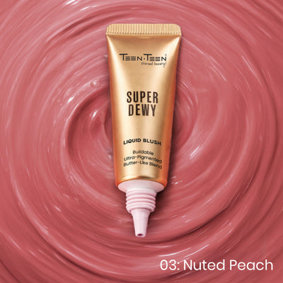 TEEN.TEEN Super Dewy Liquid Blush - 03 Nuted Peach
