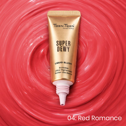 TEEN.TEEN Super Dewy Liquid Blush - 04 Red Romance