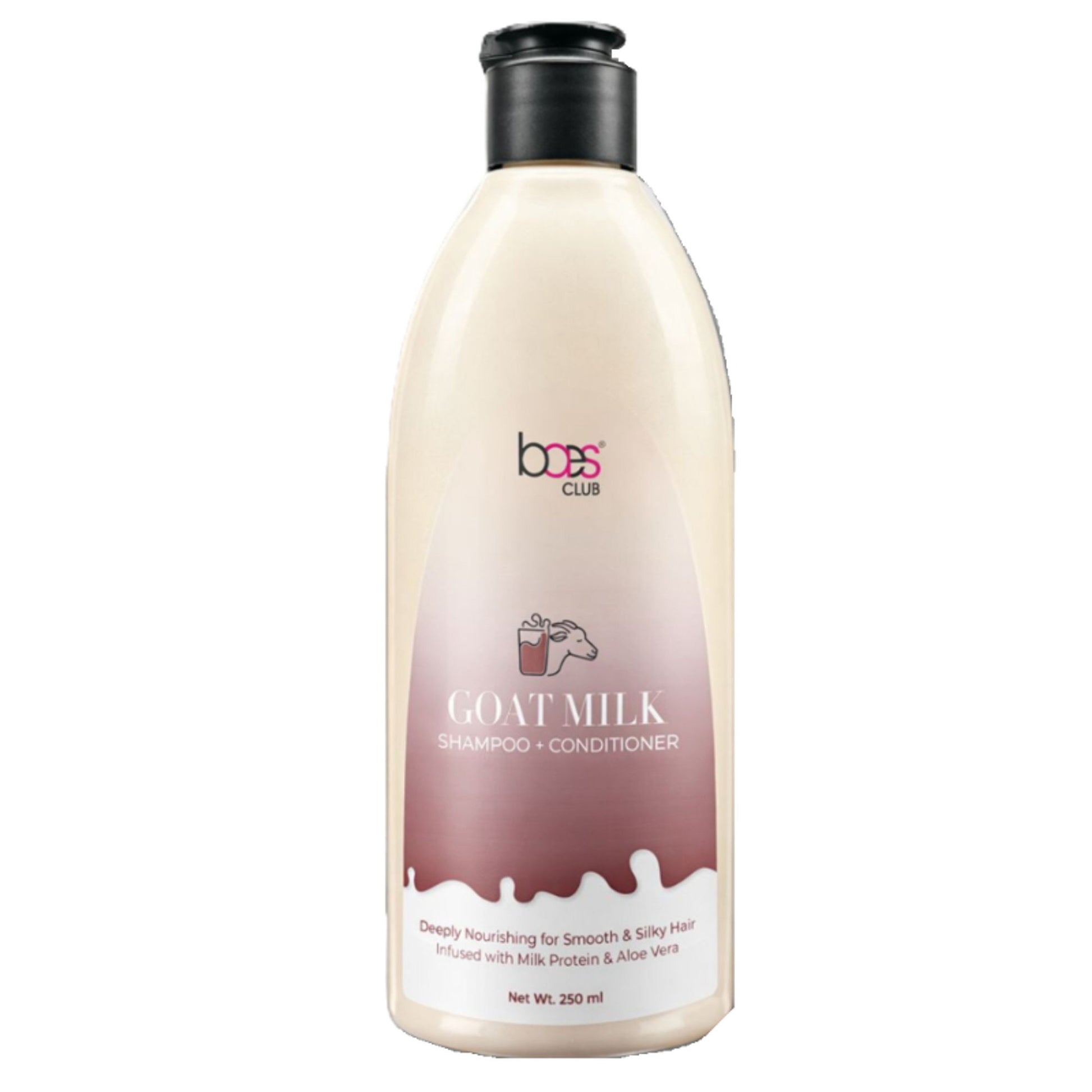 Baes Club Goat Milk Shampoo with Conditioner for Hydration, Nourishment & Frizz Free hair Unisex