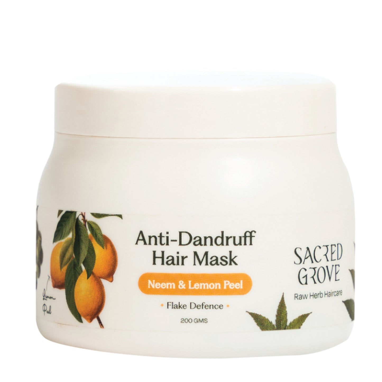 Sacred Grove Neem Anti-Dandruff Hair Mask Plant based Intense Dandruff Treatment for flaky scalp
