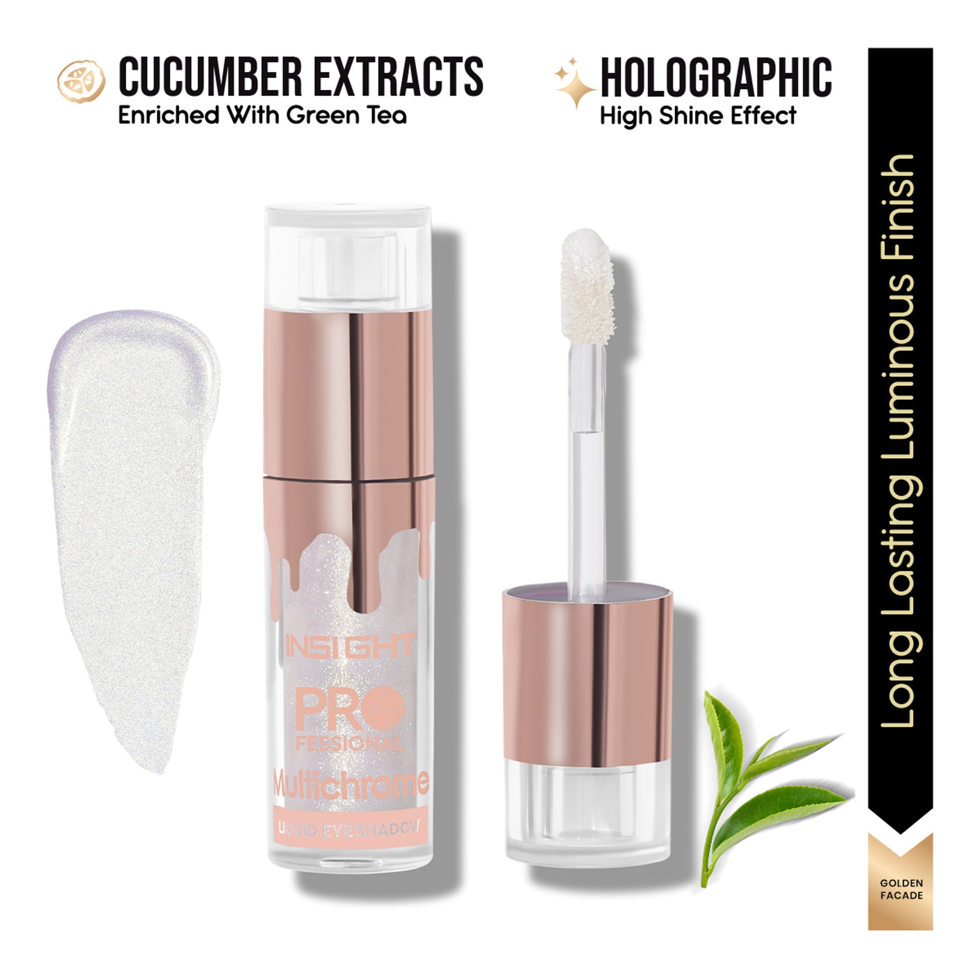 Insight Cosmetics Professional Multichrome Liquid Eyeshadow - Golden Facade